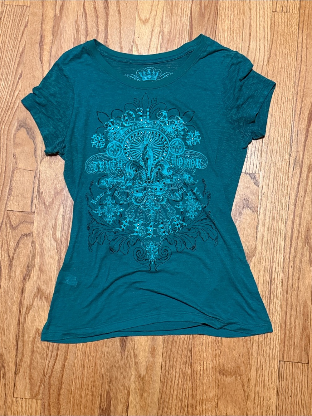 Express Teal Graphic Short-Sleeve Tee